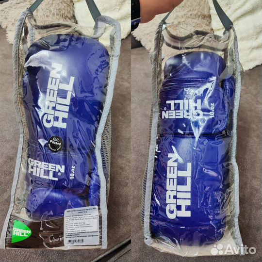 Боксерские перчатки 10 oz green hill rex