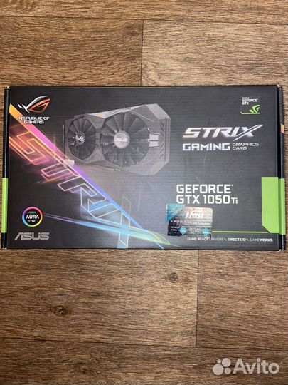 Видеокарта asus GeForce GTX 1050 Ti Strix 4 gb