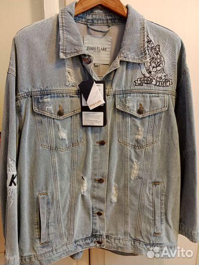 Куртка женская finn flare 52 раз. и джинсы мом