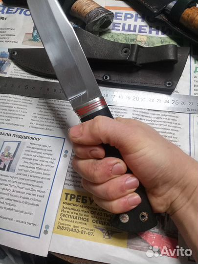 Нож туристический, сталь D2