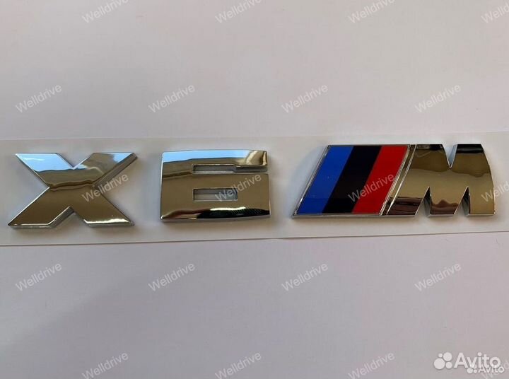 Шильд BMW X3M X4M X5M X6M X7M хром