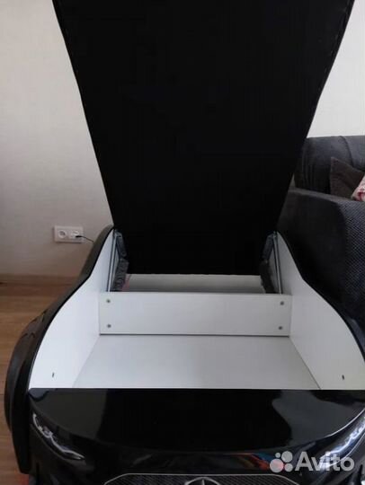 Кровать-машина Baby-M черная