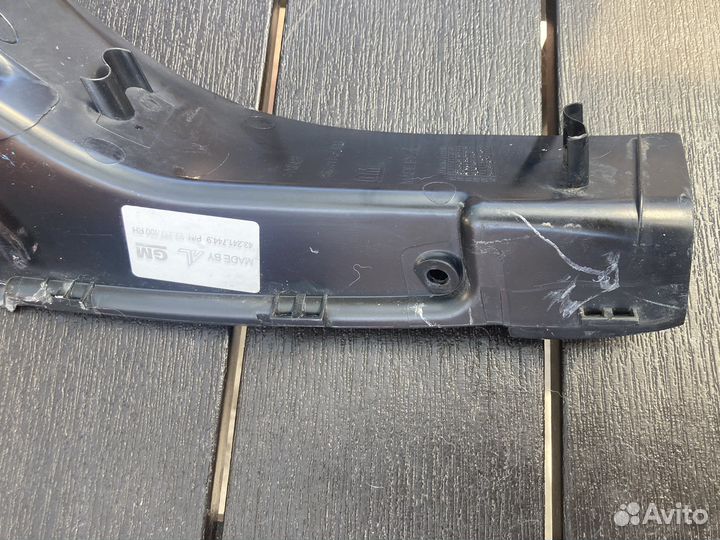 Накладка заднего правого фоноря opel astra h седан