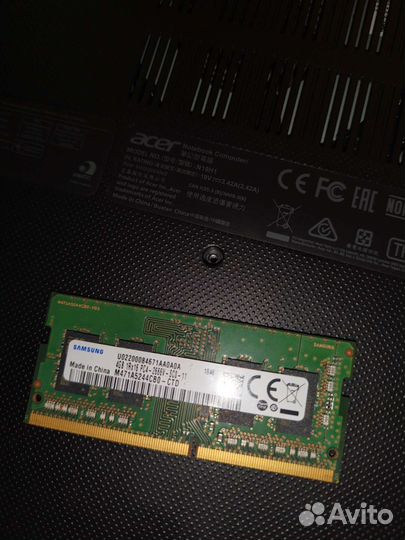 Оперативная память Samsung ddr4 для ноутбука 4 gb