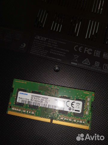 Оперативная память Samsung ddr4 для ноутбука 4 gb