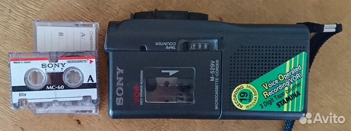Диктофон кассетный Sony