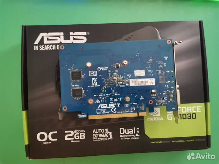 Видеокарта Phoenix asus GT 1030 OC 2gb