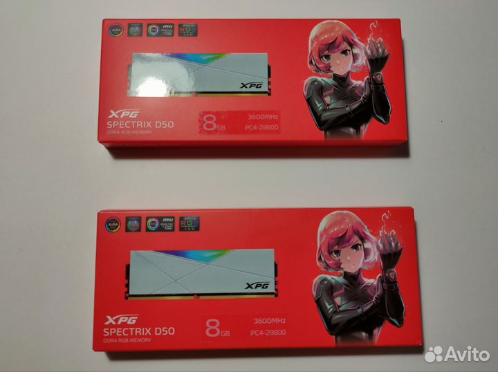 Оперативная память Adata xpg gammix d50 3600 8x2