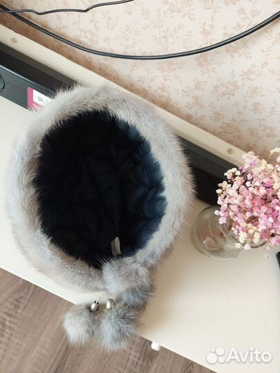 Шапка норковая женская