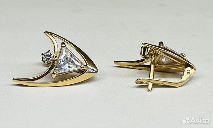 Золотые серьги