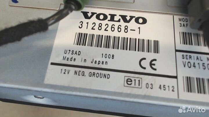 Дисплей мультимедиа Volvo XC60, 2010