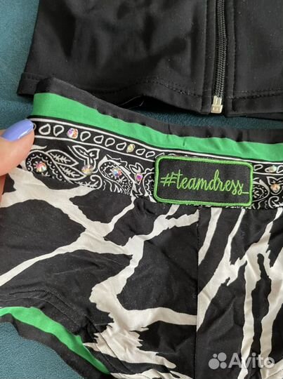 Кофта и шорты для тренировок по фигурному катанию