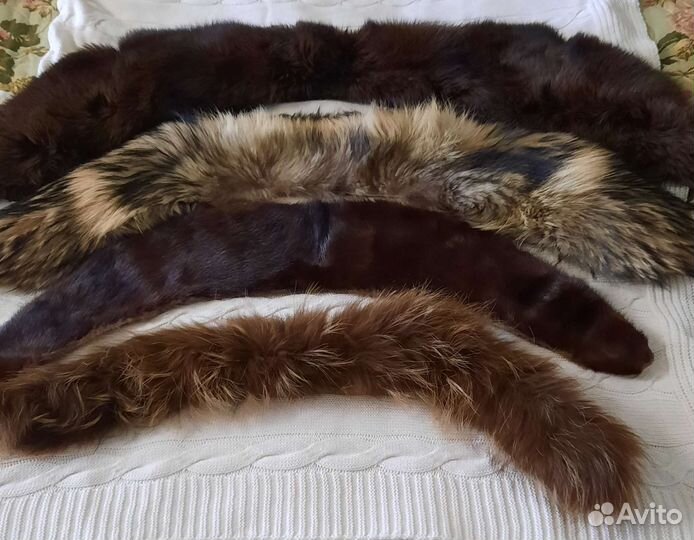 Воротники натуральные б/у