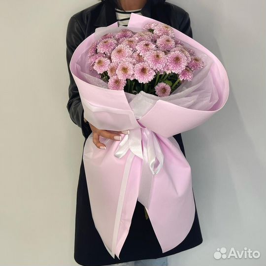 Букет хризантема сантини