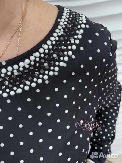 Женское платье горох Elisa Fanti