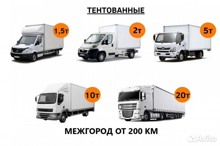 Грузоперевозки переезды межгород