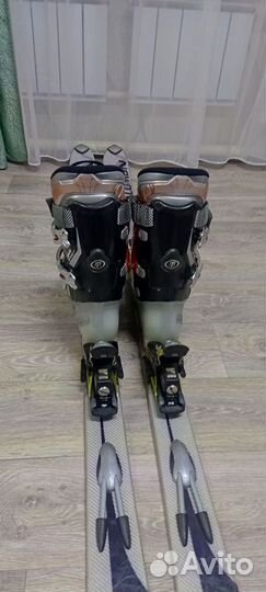 Горные лыжи и ботинки 43