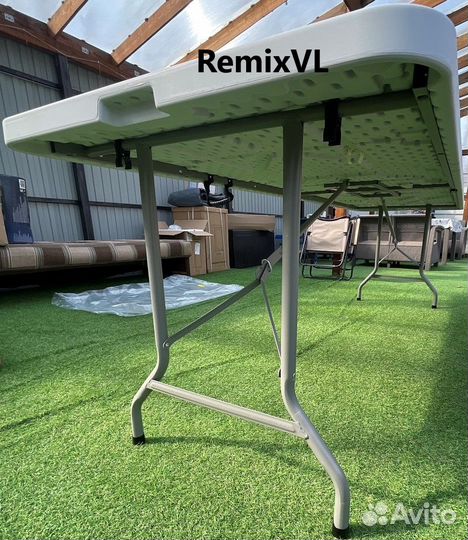 Видео огромный стол туристический складной 240х76