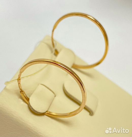 Золотые серьги Конго