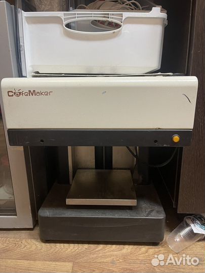 Принтер печать на кофе