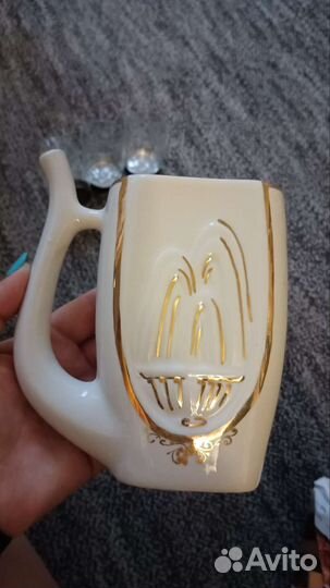 Кружка для минеральной воды, вазочки