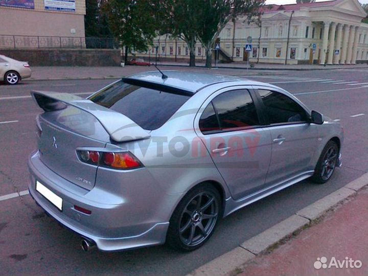 Юбка Zodiak заднего бампера Mitsubishi Lancer 10(Х