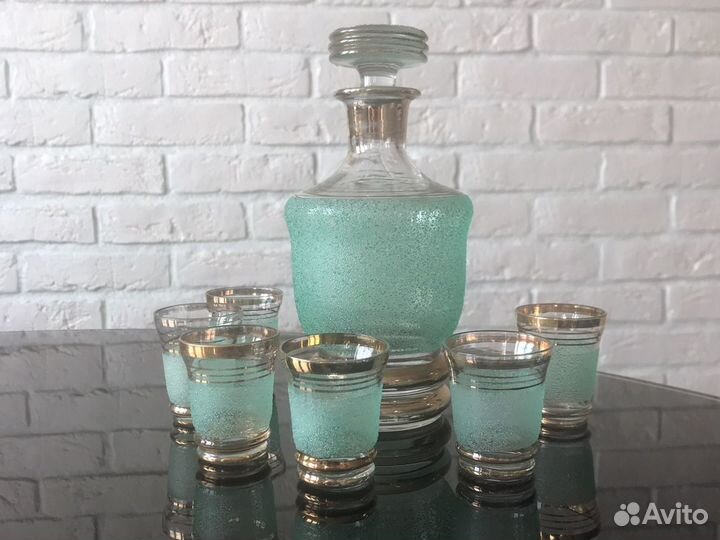 Графин и рюмки СССР
