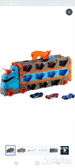 Игрушечный трек Hot Wheels Грузовик-автотрек