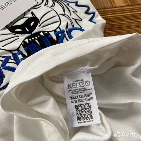 Футболка мужская kenzo белая