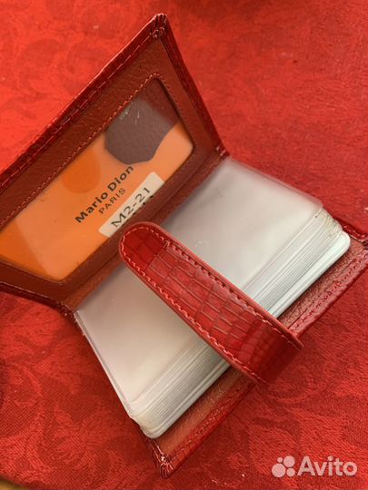 Картхолдер визитница новый кожа