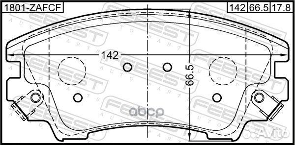 Колодки тормозные передние комплект opel astra J