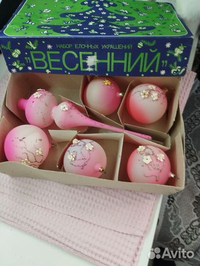 Елочные игрушки СССР