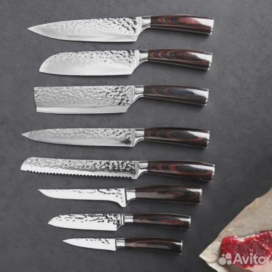 Набор кухонных ножей из 10 предметов
