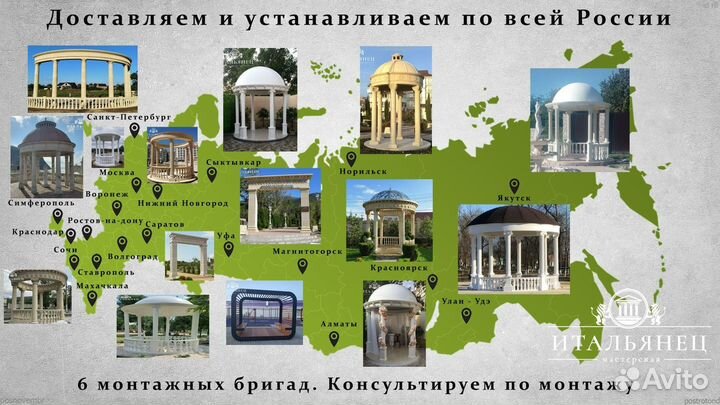 Ротонда - садовая беседка 300