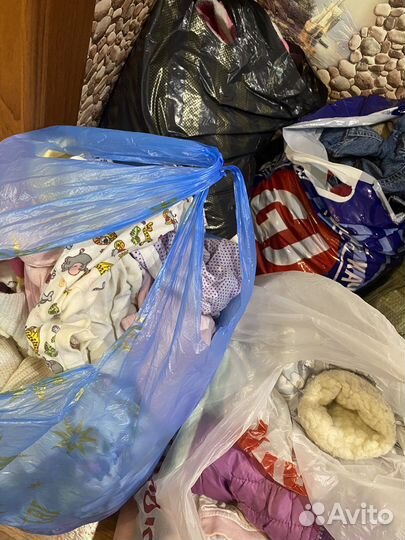 Пакеты детских вещей
