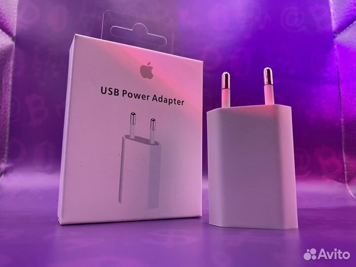 Зарядный блок USB 1A - Apple