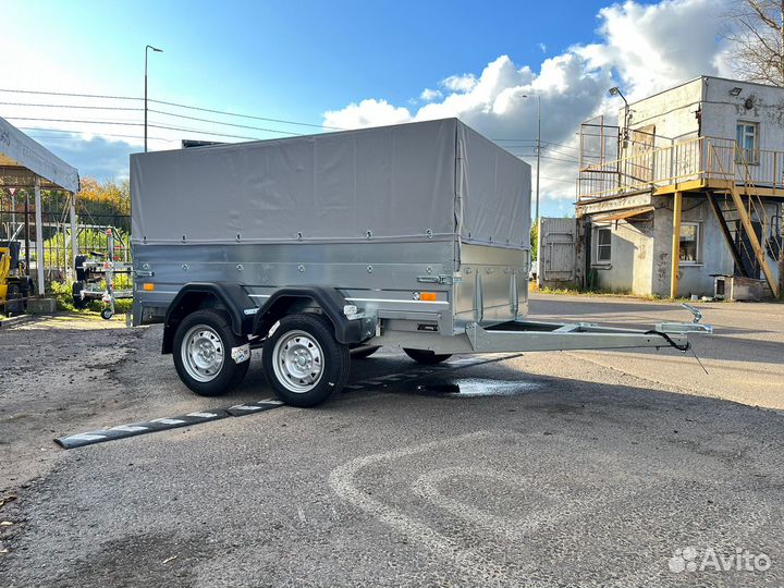 Прицеп сст 7132-16-Ш (Подъемный борт и Тент 0.8)