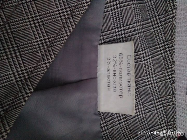 Юбка в клетку