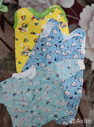 Кофточки и полукомбинезоны для мальчиков