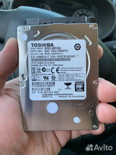 HDD 2'5Toshiba - 500 Gb