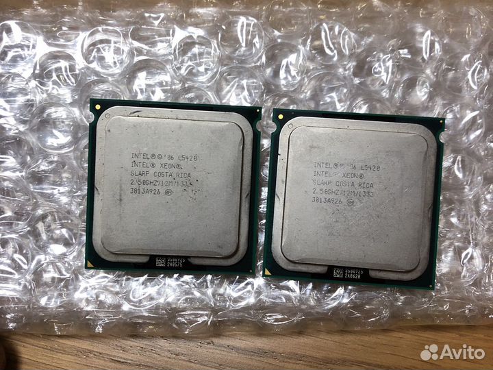 Процессор Intel Xeon L5420 2шт