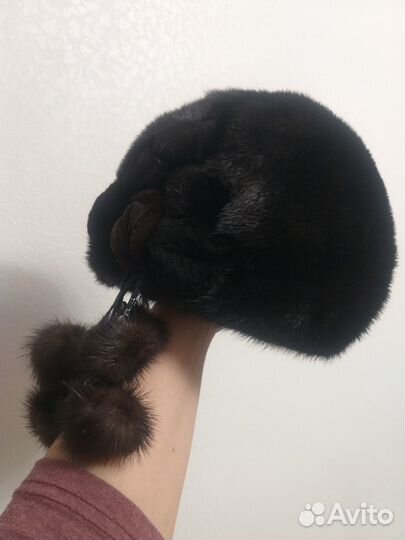Шапка норковая женская новая
