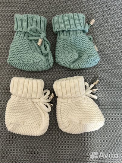 Пинетки вязанные