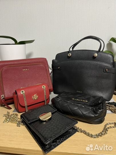Сумки женские Furla, dkny, Valentino и Mango