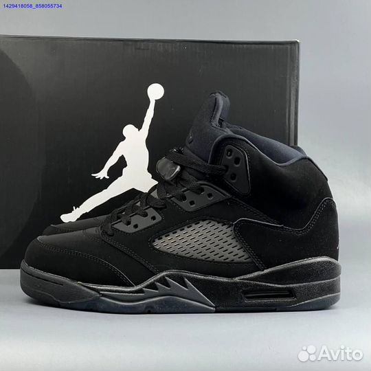 Кроссовки Nike Jordan 5 Black Cat (Арт.44483)