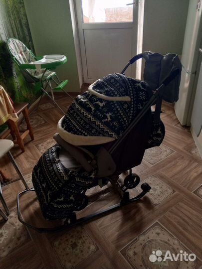 Коляска санки