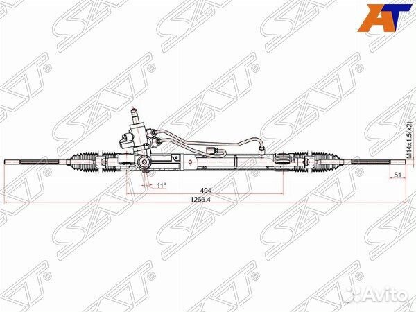 Рейка рулевая honda CR-V