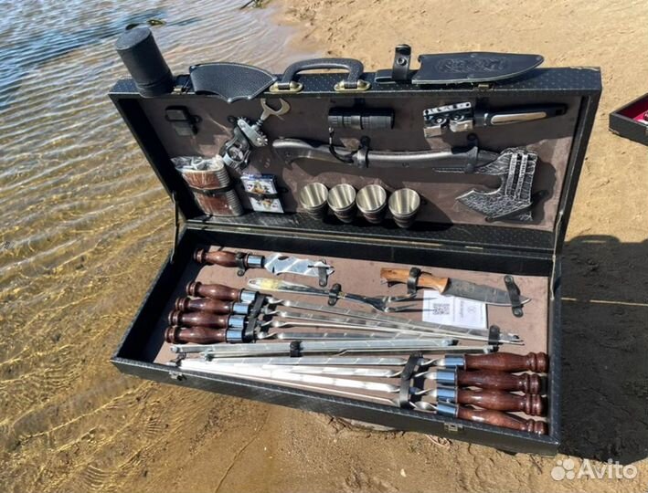 Шашлычный набор в кейсах/ чехлах