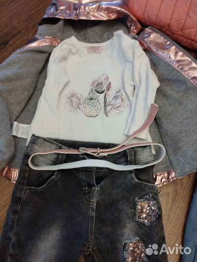 Вещи пакетом на девочку 74-80