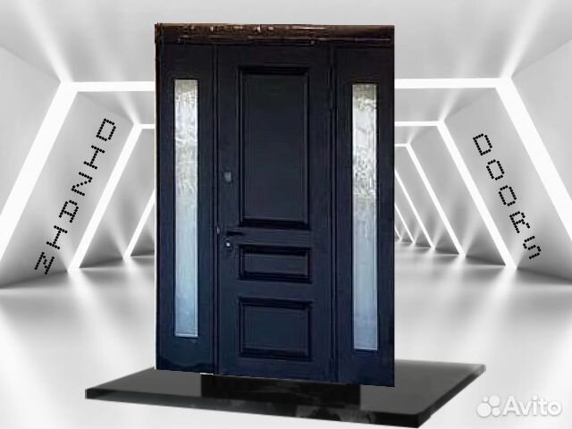 Стильная парадная дверь с терморазрывом DD-274